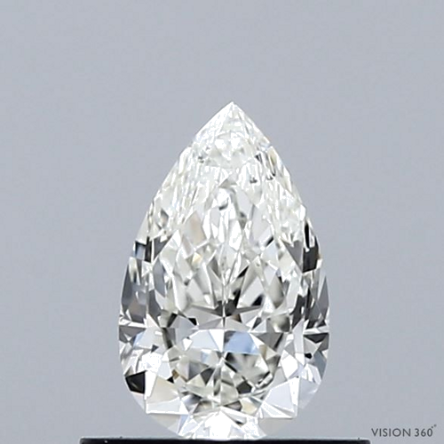 0.51 carat J-SI1 Natūralus Pear Deimantas (1)