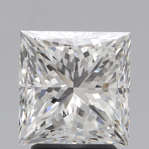 3.01 carat H-SI1 Natūralus Princess Deimantas (1)