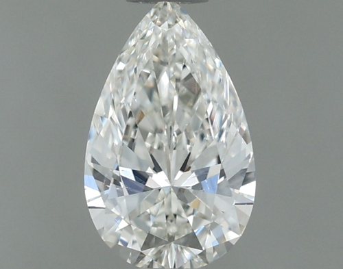 0.5 carat H-SI1 Natūralus Pear Deimantas (1)