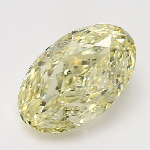 5.02 carat Fancy Yellow-VS2 Natūralus Oval Deimantas (1)