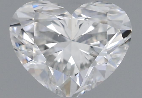 0.5 carat F-VS2 Natūralus Heart Deimantas (1)