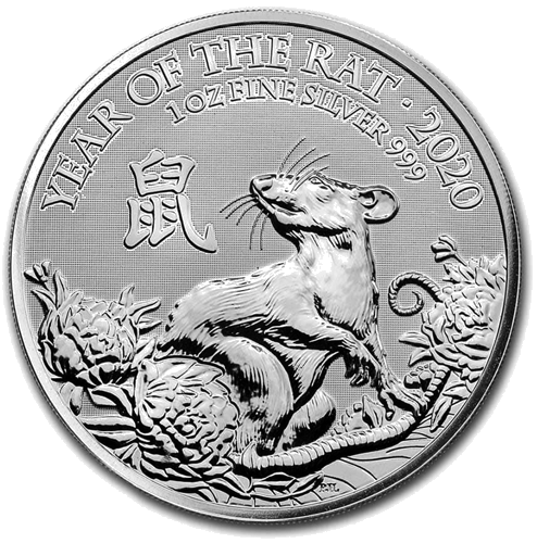 1 oz Year of the Rat 2020 Great Britain 1 oz silver coin (1)