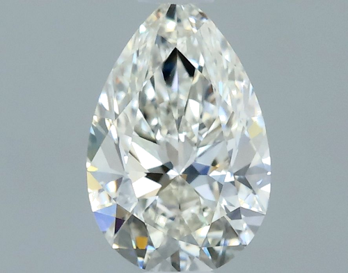0.5 carat I-VVS2 Natūralus Pear Deimantas (1)