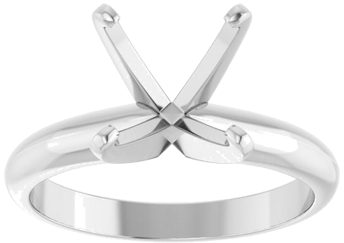 Sužadėtuvių Žiedas „Light Solitaire“ 585 Baltojo Aukso Square 7mm (3)