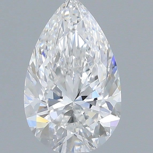 0.45 carat D-VS1 Natūralus Pear Deimantas (1)
