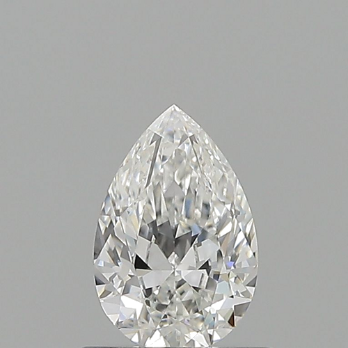 0.56 carat F-VVS1 Natūralus Pear Deimantas (1)