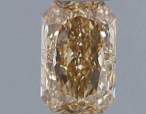 0.58 carat Fancy Yellow-VS1 Natūralus Radiant Deimantas (1)
