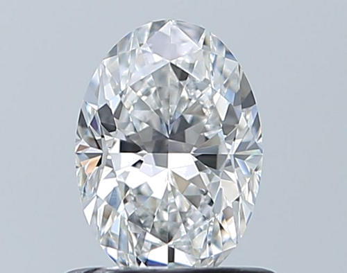 0.71 carat E-VS2 Natūralus Oval Deimantas (1)
