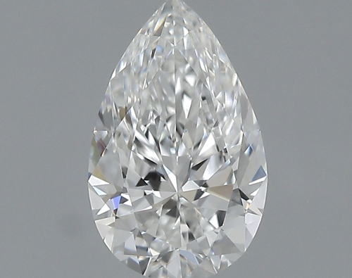 0.9 carat F-VS1 Natūralus Pear Deimantas (1)