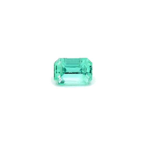 0.57 carat GREEN STEP cut Octagonal Smaragdas (1)