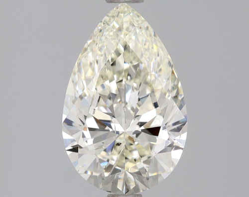 1.5 carat K-SI1 Natūralus Pear Deimantas (1)