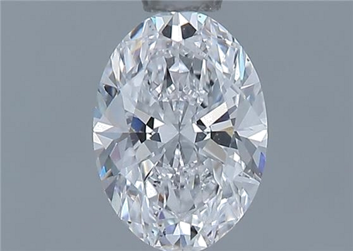 0.6 carat D-VS2 Natūralus Oval Deimantas (1)