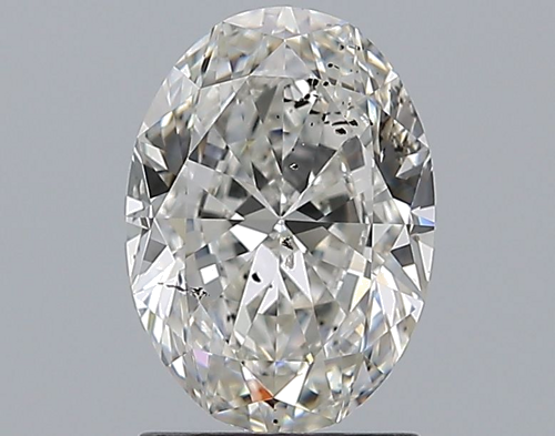1.7 carat H-SI2 Natūralus Oval Deimantas (1)
