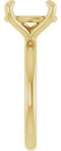 Sužadėtuvių Žiedas „Solitaire“ 585 Geltonojo Aukso Oval 11mm x 9mm (4)