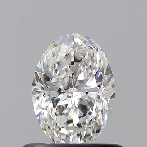 0.6 carat D-SI2 Natūralus Oval Deimantas (1)