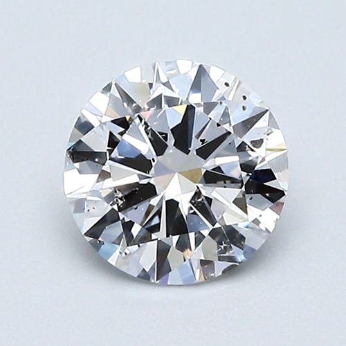 0.97 carat D-SI2 Very Good cut Natūralus Round Deimantas (1)