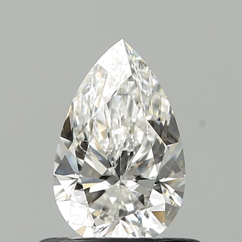 0.5 carat G-SI1 Natūralus Pear Deimantas (1)