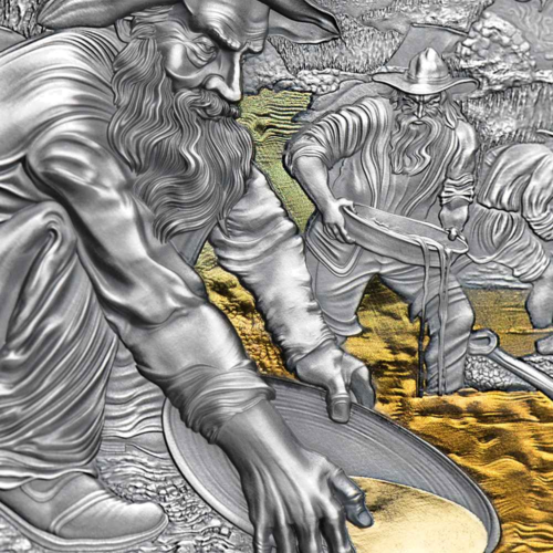 2000 frankų Aukso Karštinė 2021 Kamerūnas sidabrinė moneta (5)