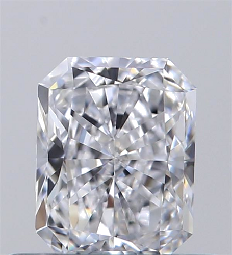 0.5 carat D-VVS2 Natūralus Radiant Deimantas (1)