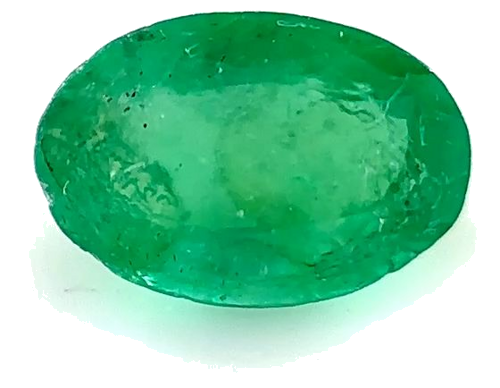 0.38 carat GREEN Oval Smaragdas (1)