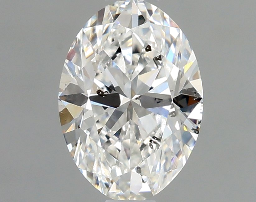 0.65 carat E-SI2 Natūralus Oval Deimantas (1)