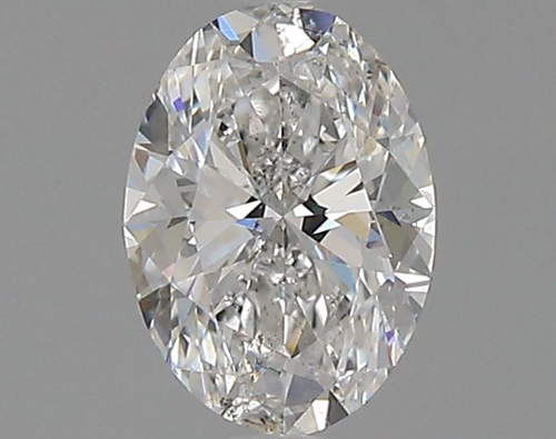0.9 carat F-SI2 Natūralus Oval Deimantas (1)