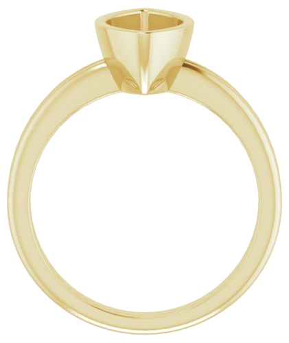 14K Yellow 12x6 mm Marquise Engagement Ring Mounting (2)