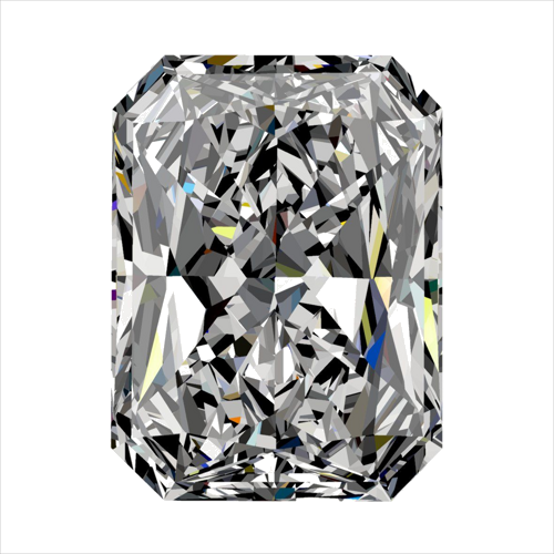0.4 carat H-VS1 Natūralus Radiant Deimantas (1)