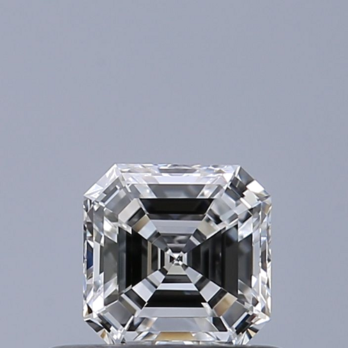 0.43 carat D-IF Natūralus Asscher Deimantas (1)