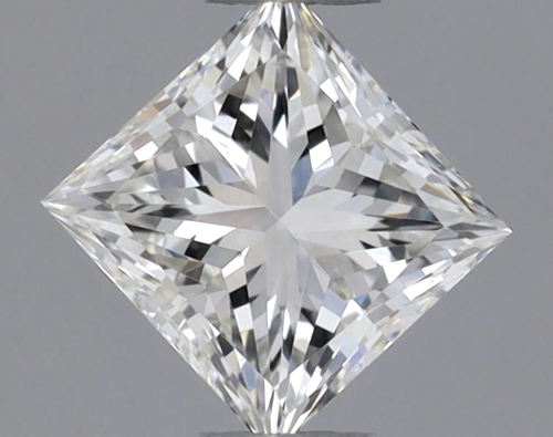 0.37 carat I-VVS2 Natūralus Princess Deimantas (1)
