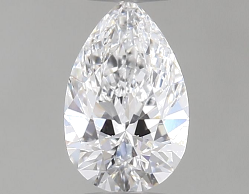 0.25 carat D-VVS2 Natūralus Pear Deimantas (1)