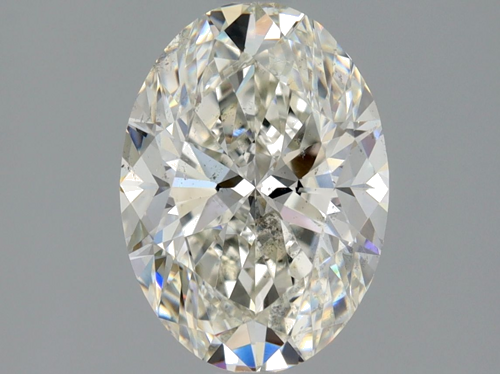 1.5 carat H-SI2 Natūralus Oval Deimantas (1)