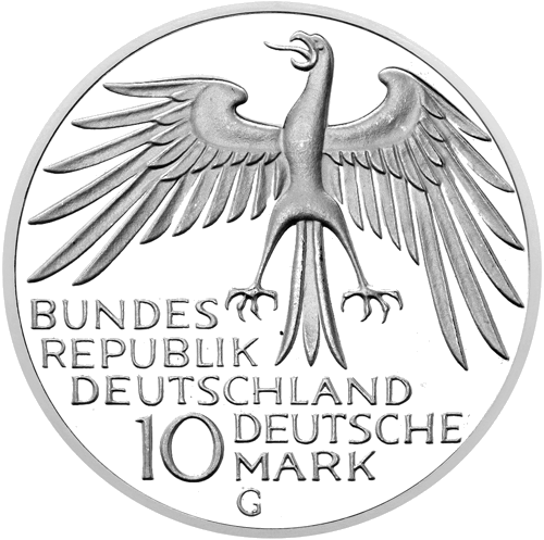 1972 Munich Olympic Games Germany 10 Mark Silver Coin (2)