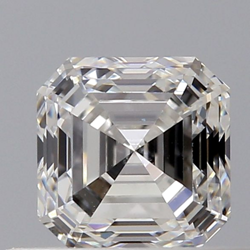 0.51 carat F-VS2 Natūralus Asscher Deimantas (1)