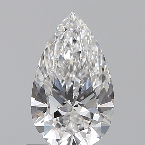 0.6 carat E-VS2 Natūralus Pear Deimantas (1)