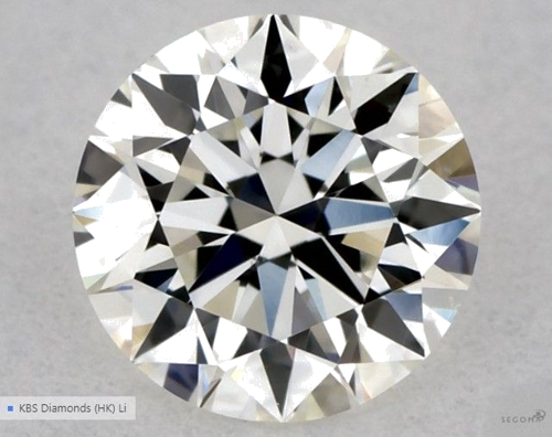 0.31 carat J-VS2 Excellent cut Natūralus Round Deimantas (1)