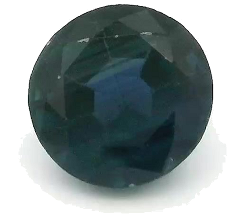0.56 carat BLUE Round Safyras (1)