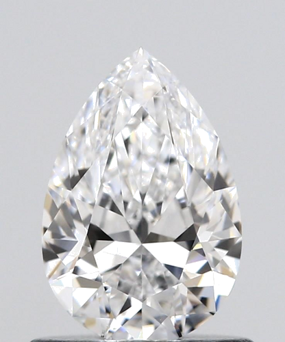 0.7 carat D-VS2 Natūralus Pear Deimantas (1)
