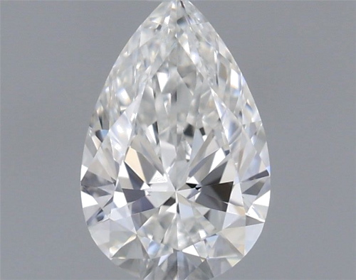 0.4 carat F-VVS2 Natūralus Pear Deimantas (1)