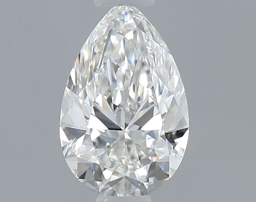 0.3 carat F-VVS1 Natūralus Pear Deimantas (1)
