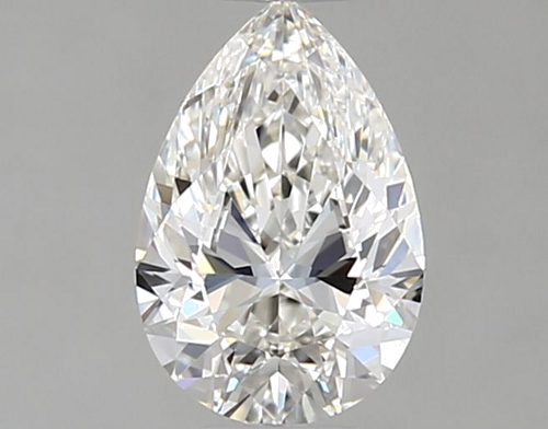 0.5 carat I-VVS1 Natūralus Pear Deimantas (1)