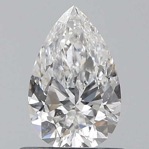 0.6 carat E-SI1 Natūralus Pear Deimantas (1)
