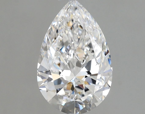 0.56 carat D-VVS2 Natūralus Pear Deimantas (1)
