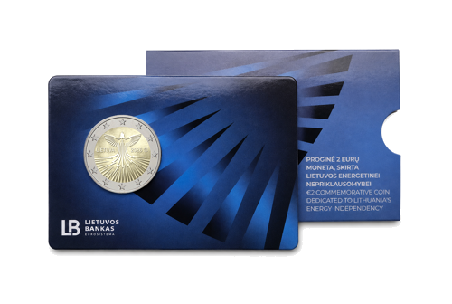 2026 Lietuva Enerģētiskā neatkarība 2 eiro BU monēta kartītē (2)