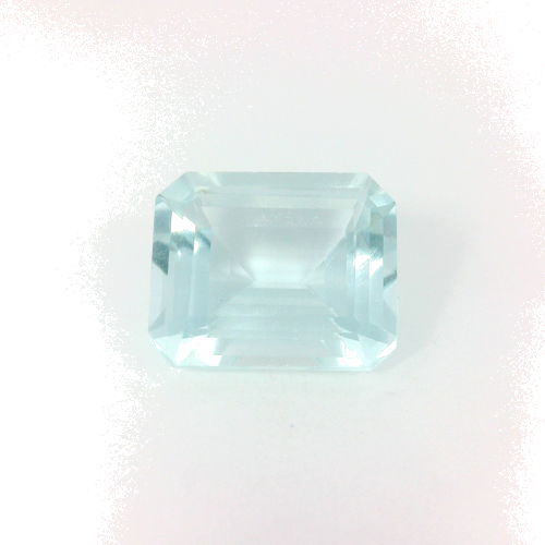 4.06 carat BLUE STEP cut Octagonal Aquamarine (1)