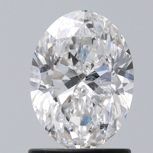 1.29 carat F-SI2 Natūralus Oval Deimantas (1)