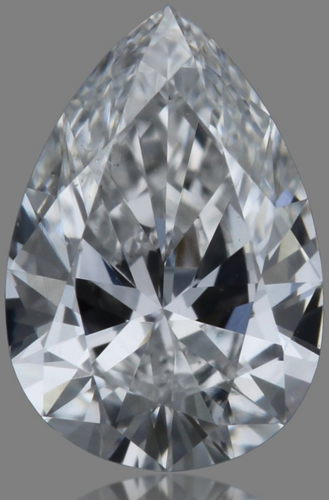 0.27 carat E-VS2 Natūralus Pear Deimantas (1)