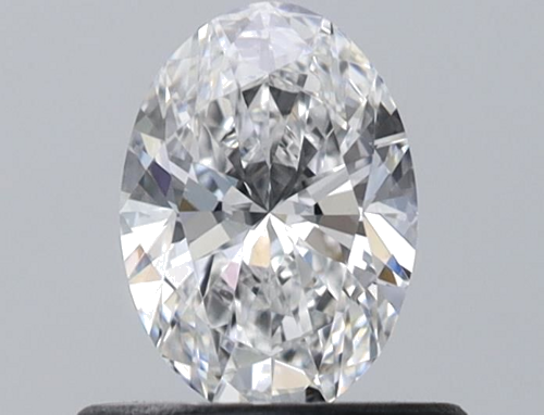 0.5 carat D-VVS2 Natūralus Oval Deimantas (1)