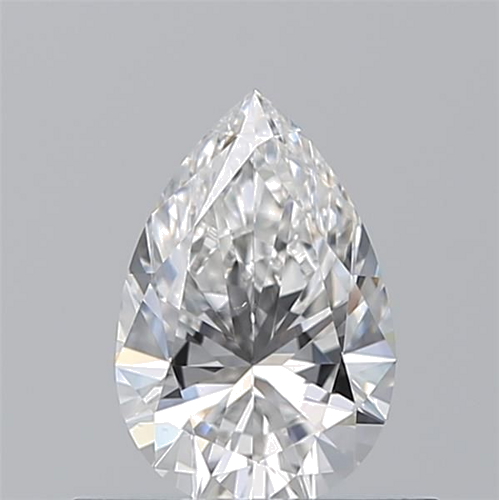 0.51 carat F-VS1 Natūralus Pear Deimantas (1)