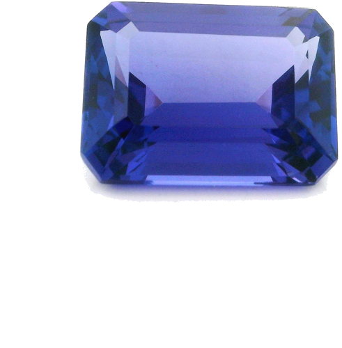 8.81 carat BLUE STEP cut Octagonal Tanzanite (1)